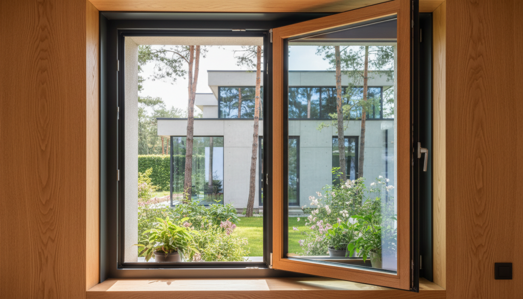 Holz-Aluminium-Fenster Konstruktion